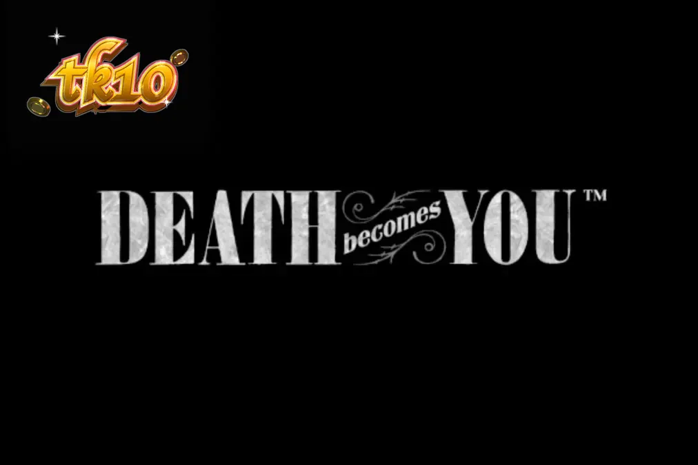 Death Becomes You স্লট গেমের একটি দৃশ্য যেখানে অন্ধকার গথিক থিম এবং নিওন প্রতীক দেখা যাচ্ছে।